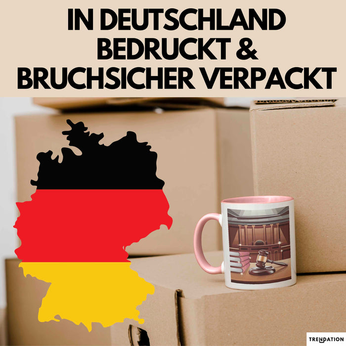 Gerichtsschreiber Tasse Geschenk Lustige Geschenkidee Spruch Für Gerichtspersonal Rosa Trendation