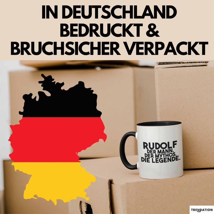Rudolf Tasse Rudolf – Der Mann. Der Mythos. Die Legende. Geschenk
