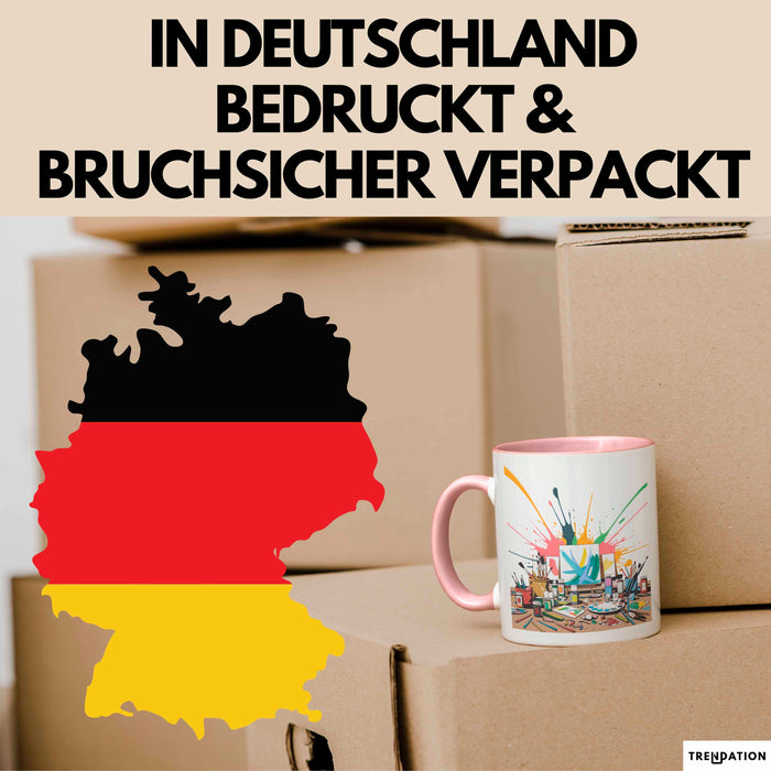 Kunststudent Tasse Geschenk Lustige Geschenkidee Spruch Für Kreative Seelen Rosa Trendation
