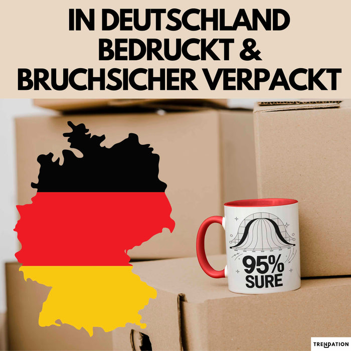Statistiker Tasse Geschenk Lustige Geschenkidee Spruch Für Wahrscheinlichkeits Denker Rot Trendation