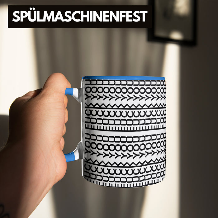 Fuc* You Tasse Lustiges Geschenk Allover-Print Quer Lesen Trendation