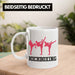 Kickboxing Tasse Geschenk Kampfsportler Geschenkidee Geburtstag Weihnachten Weiß Trendation