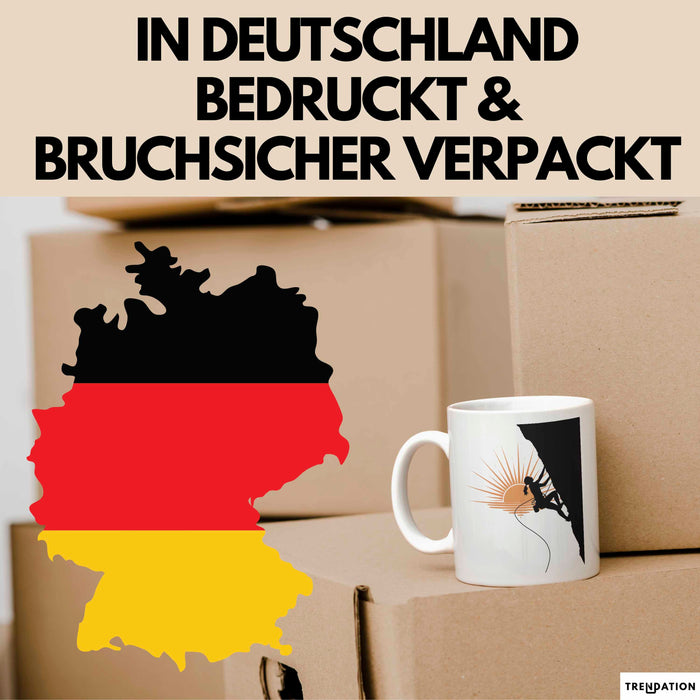 Kletterer Tasse Geschenk Lustige Geschenkidee Spruch Für Fels Jäger Weiß Trendation