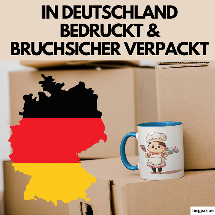 Bäcker Tasse Geschenk Lustige Geschenkidee Spruch Für Gebäck Liebhaber Blau Trendation