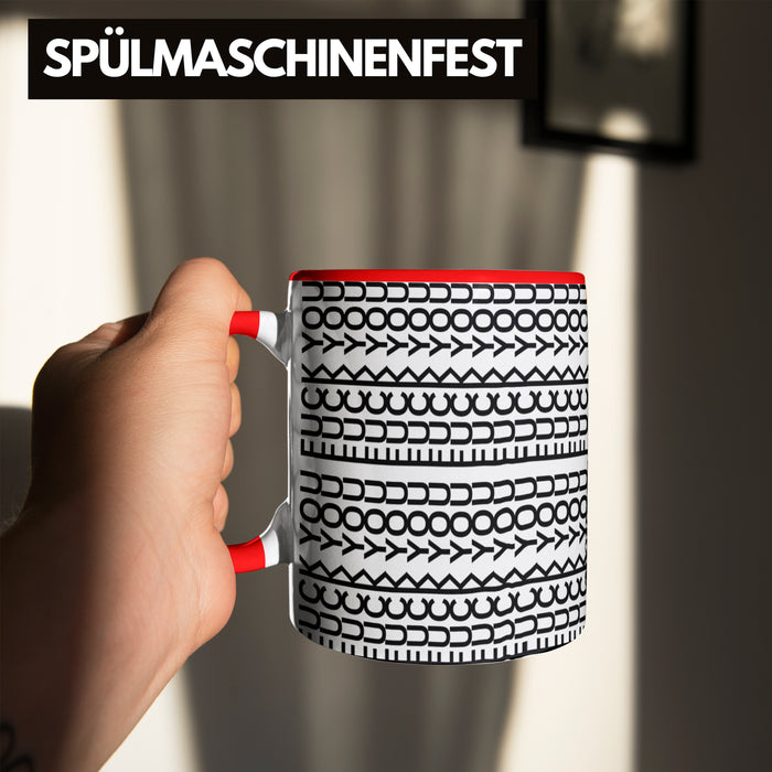 Fuc* You Tasse Lustiges Geschenk Allover-Print Quer Lesen Trendation