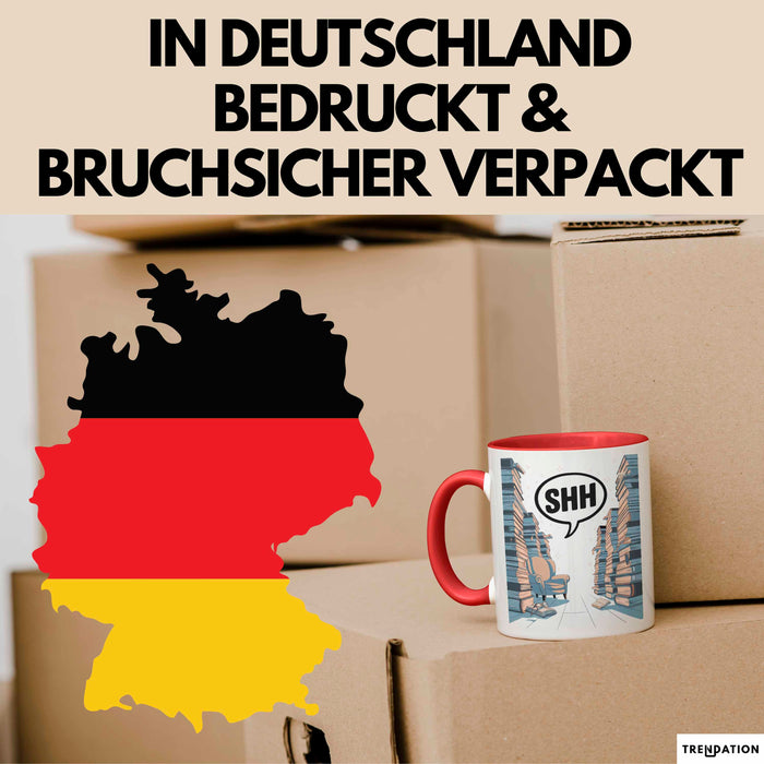 Bibliothekar Tasse Geschenk Lustige Geschenkidee Spruch Für Buch Hüter Rot Trendation