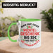 Wichtelgeschenk für 35 Euro Tasse Wichteln für Frauen Kollegen Wichtel-Tasse Schrott-Wichteln Schrottwichteln Grün Trendation