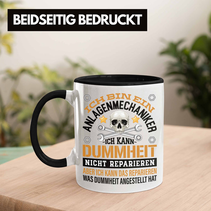 Anlagenmechaniker Tasse Geschenk Spruch Männer Trendation