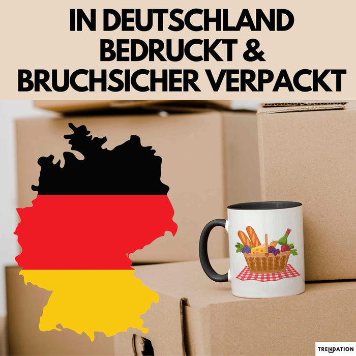 Picknick Fan Tasse Geschenkidee für Draußen Essen Liebhaber Trendation