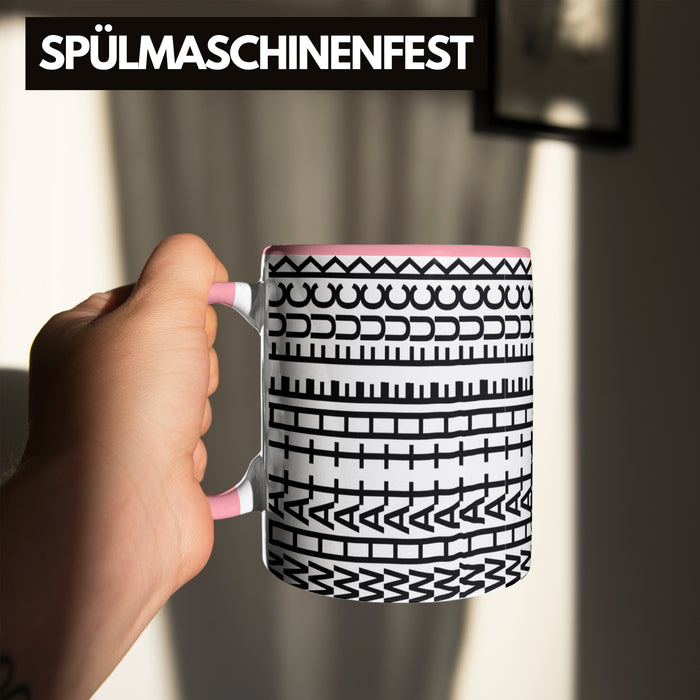 What The F*** Tasse Lustiges Geschenk Allover-Print Quer Lesen Trendation