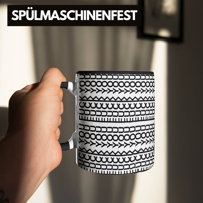 Fuc* You Tasse Lustiges Geschenk Allover-Print Quer Lesen Trendation