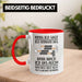 Trendation - Handwerker Tasse mit Spruch Geschenke für Handwerk Kaffeebecher KFZ Mechaniker Mechatroniker Rot Trendation