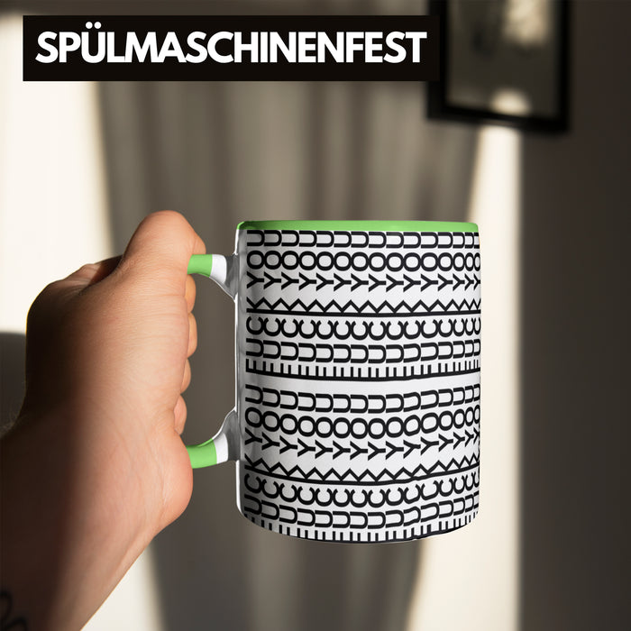 Fuc* You Tasse Lustiges Geschenk Allover-Print Quer Lesen Trendation