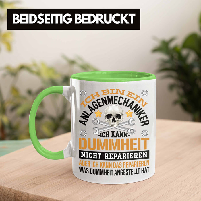 Anlagenmechaniker Tasse Geschenk Spruch Männer Trendation