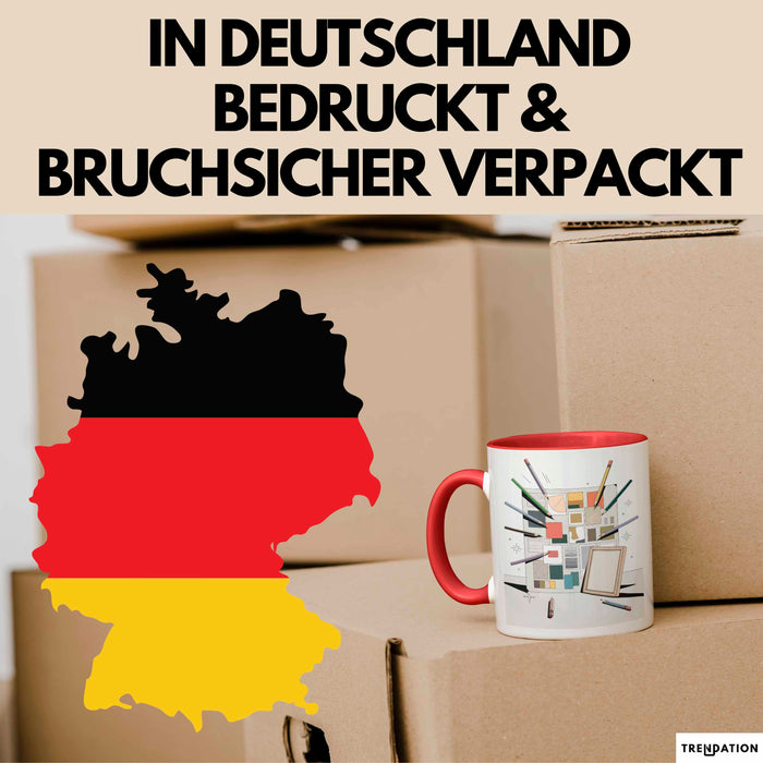 Art Direktor Tasse Geschenk Lustige Geschenkidee Spruch Für Visuelle Leiter Rot Trendation