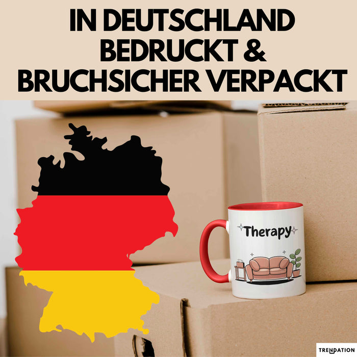Therapeut Tasse Geschenk Lustige Geschenkidee Spruch Für Mentale Gesundheit Befürworter Rot Trendation