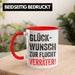 Trendation - Jobwechsel Tasse Geschenk Kollegin Kollege Lustig Abschiedsgeschenk Sprüche Glückwunsch Zur Flucht Trendation