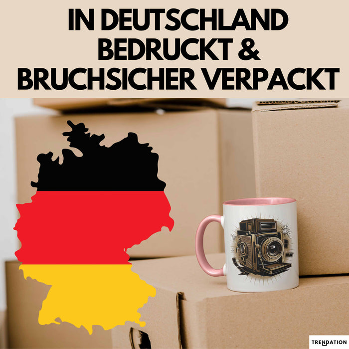 Fotograf Tasse Geschenkidee für Fotografie Enthusiasten Rosa Trendation