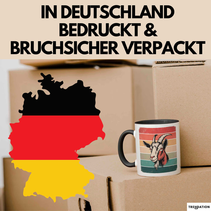 Ziegenbauer Ziegen Tier Tasse Geschenk Lustige Geschenkidee Spruch Trendation