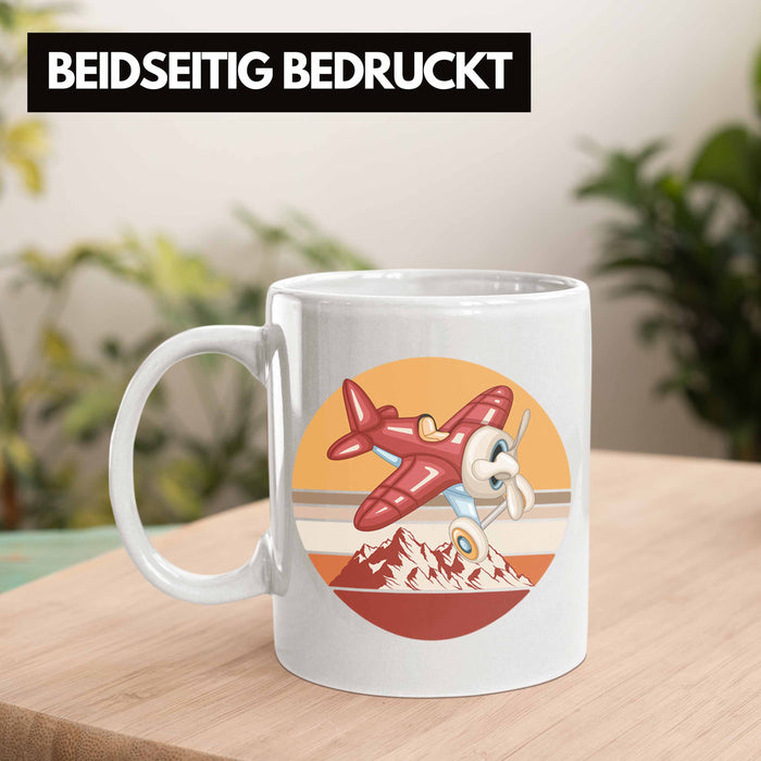 Segelflieger Tasse Geschenk Segelflieger Weiß Trendation