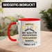 Trendation - Handwerker Tasse mit Spruch Geschenke für Handwerk Kaffeebecher KFZ Mechaniker Mechatroniker Rot Trendation