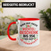 Wichtelgeschenk für 35 Euro Tasse Wichteln für Frauen Kollegen Wichtel-Tasse Schrott-Wichteln Schrottwichteln Rot Trendation