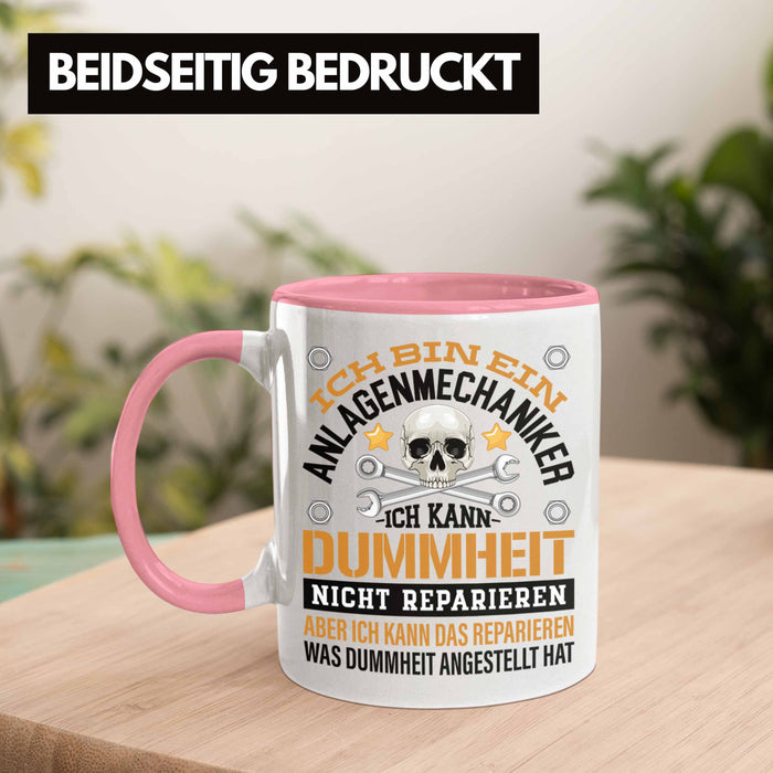 Anlagenmechaniker Tasse Geschenk Spruch Männer Trendation