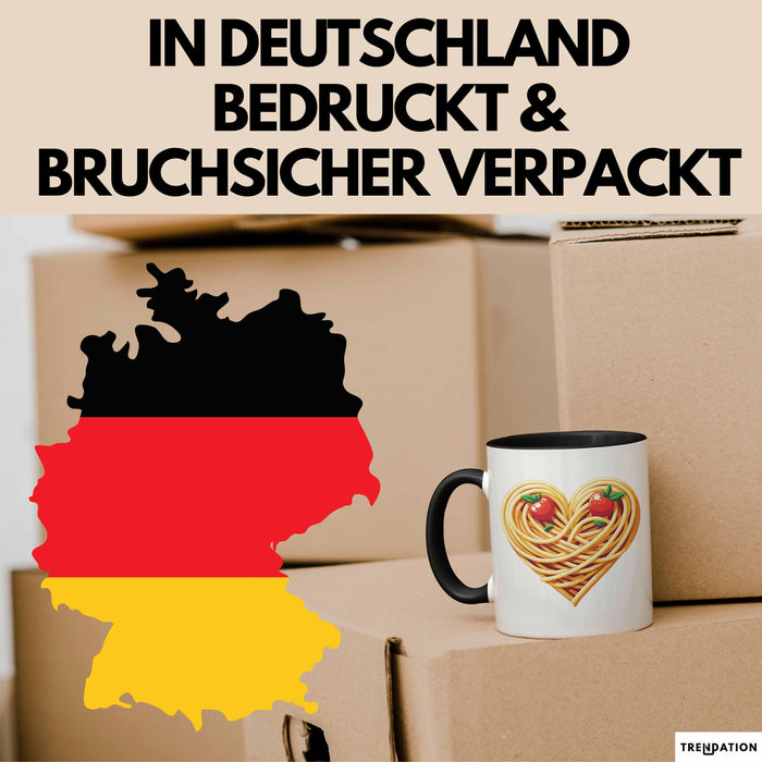 Spaghetti Tasse Für Frauen Und Männer Spaghetti-Liebhaber Herz Trendation