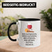 Trendation - Ein Glühwein Tasse Lustig Spruch Glühweinbecher mit Henkel Doppelwandig Glühweintassen Gläser Weihnachtsmarkt Becher Tassen Geschenk - Ein Glühwein Swei Schwarz Trendation