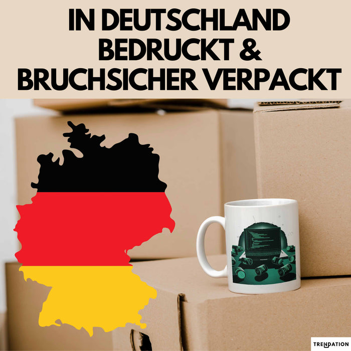 Software Entwickler Tasse Geschenk Lustige Geschenkidee Spruch Für Code Süchtige Weiß Trendation