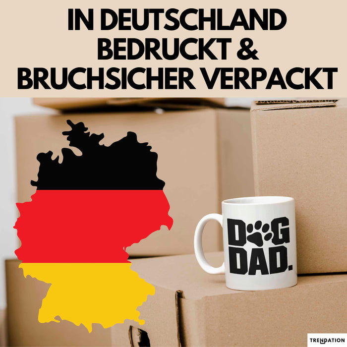 Hund Tierliebhaber Tasse Geschenk Lustige Geschenkidee Spruch Hunde Papa Weiß Trendation