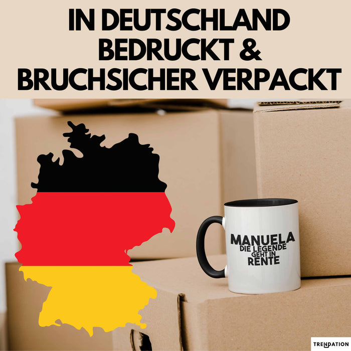 Manuela Tasse Manuela – Die Legende Geht In Rente Geschenk