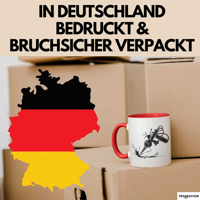 Tätowierer Tasse Geschenkidee Tattoo Meister Lustiger Spruch Geschenkidee Lustig Rot Trendation