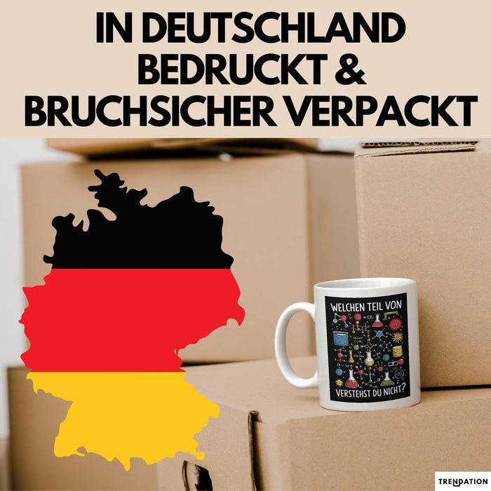 Chemiker Chemielehrer Tasse Geschenk Lustige Geschenkidee Spruch Welchen Teil Von Verstehst Du Nicht Weiß Trendation