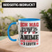 Anime Tasse Geschenk Anime-Liebhaber Geschenkidee Ich Mag Anime Und Vielleicht 3 Leute Blau Trendation