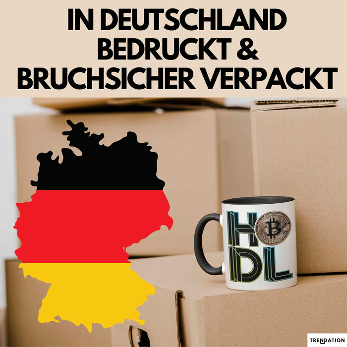 Kryptowährungs Fan Tasse Geschenkidee für Krypto Besitzer Trendation