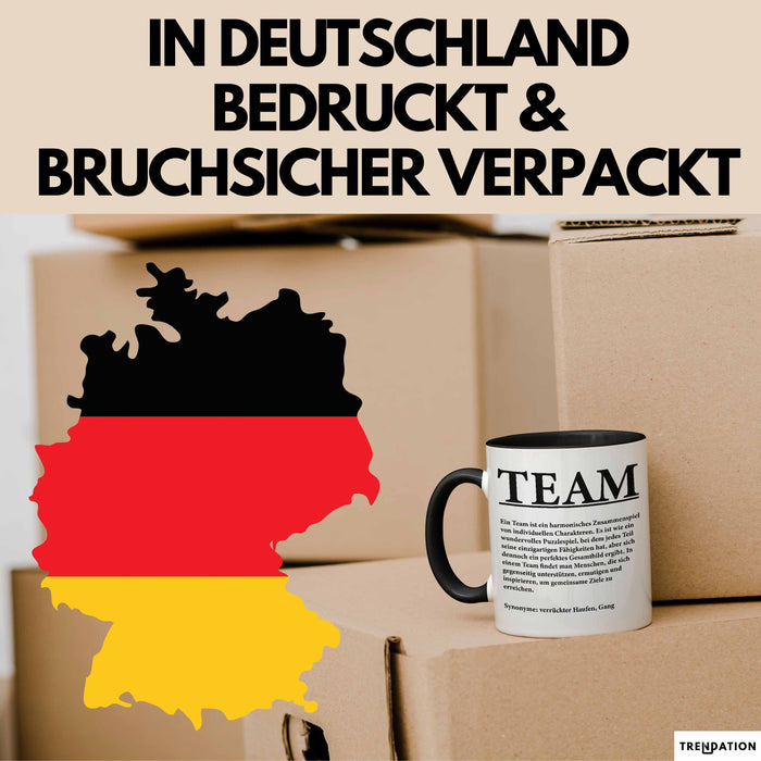 Büroarbeit Kollege Wertschätzung Tasse Geschenk Lustige Geschenkidee Spruch Team Trendation