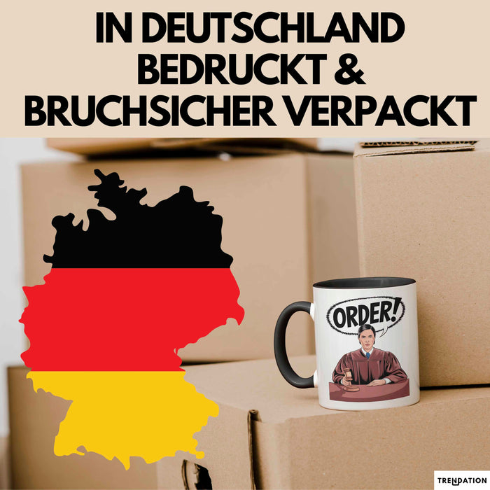 Richter Tasse Geschenk Lustige Geschenkidee Spruch Für Justiz Führungskräfte Trendation