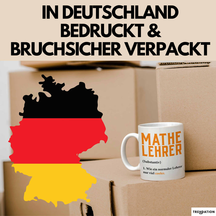 Mathematiklehrer Unterricht Tasse Geschenk Lustige Geschenkidee Spruch Mathe Lehrer Weiß Trendation