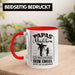 Weise Tasse Geschenk Spruch Papas Mädchen Ich War Einmal Sein Engel Jetzt Ist Er Meiner Geschenkidee Tochter Rot Trendation