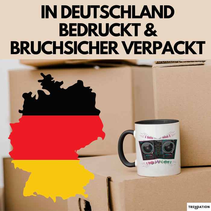 DJ Tasse Geschenkidee für Musikmixer Fans Trendation