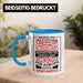 Lustige Schießen-Tasse für Sportschützen Geschenk Ich Bin Sportschütze Präzision Blau Trendation