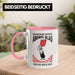 Schiedsrichter Tasse Geschenk für Schiedsrichter mit Spruch Rosa Trendation