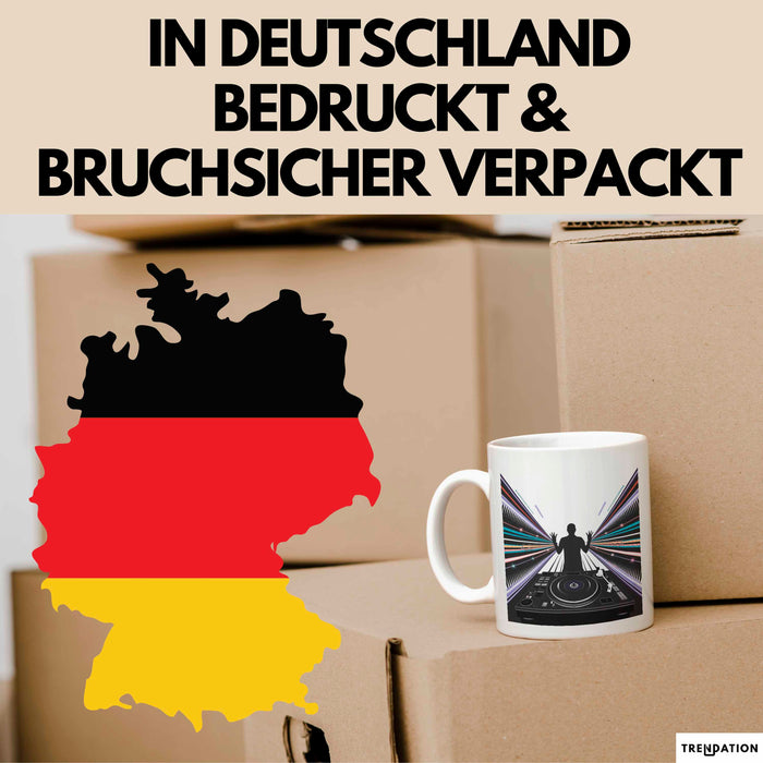 DJ Tasse Geschenk Lustige Geschenkidee Spruch Für Beat Macher Weiß Trendation