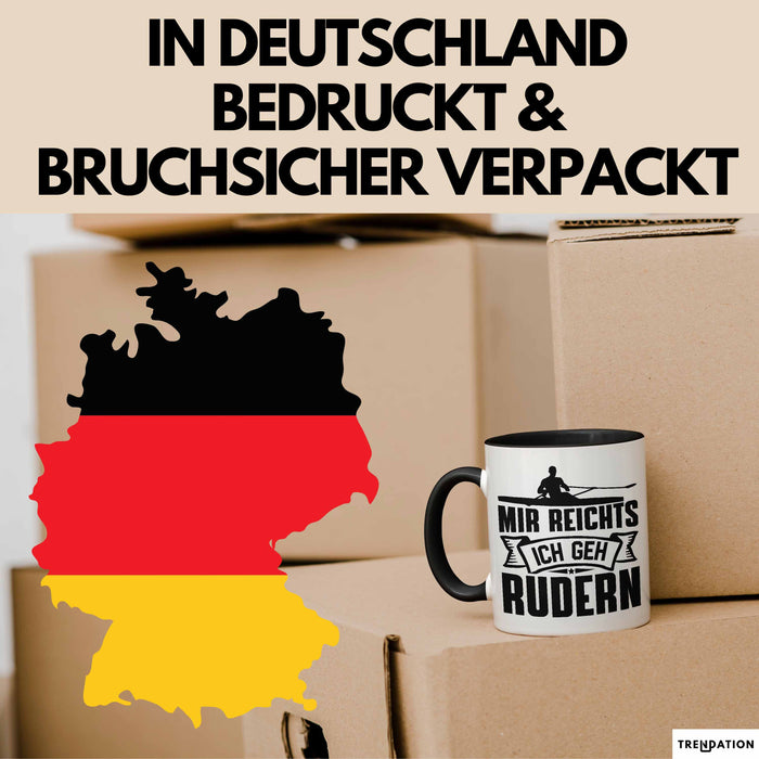 Mir Reichts Ich Geh Rudern Tasse Geschenk Für Ruderer Kaffee-Becher Trendation