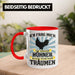 Trendation - Landwirt Spruch Geschenk Tasse Landwirtschaft Geschenke für Männer Traktor Spruch Kaffeetasse Hühner-Flüsterer Bauer Rot Trendation