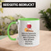 Trendation - Ein Glühwein Tasse Lustig Spruch Glühweinbecher mit Henkel Doppelwandig Glühweintassen Gläser Weihnachtsmarkt Becher Tassen Geschenk - Ein Glühwein Swei Grün Trendation
