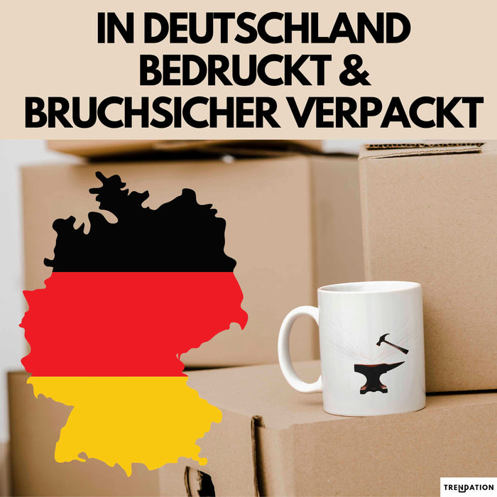 Schmied Tasse Geschenk Lustige Geschenkidee Spruch Für Metall Arbeiter Weiß Trendation