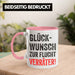 Trendation - Jobwechsel Tasse Geschenk Kollegin Kollege Lustig Abschiedsgeschenk Sprüche Glückwunsch Zur Flucht Trendation