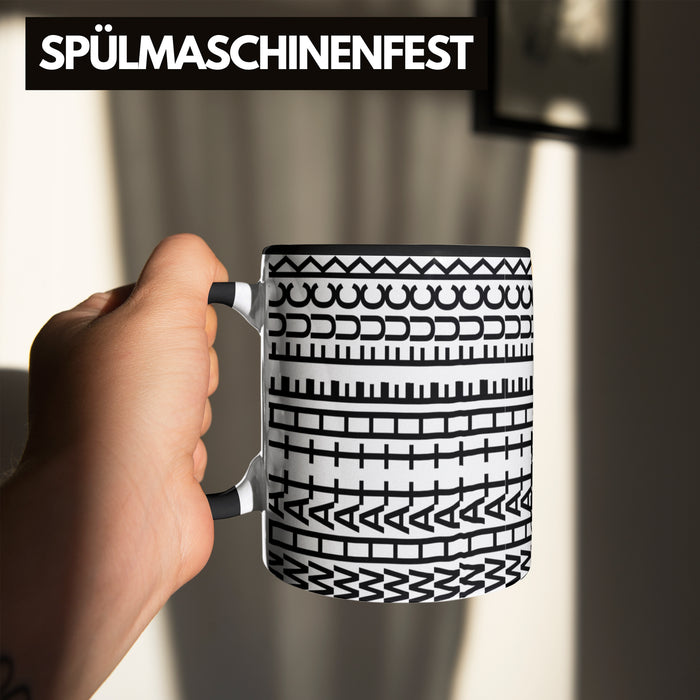 What The F*** Tasse Lustiges Geschenk Allover-Print Quer Lesen Trendation